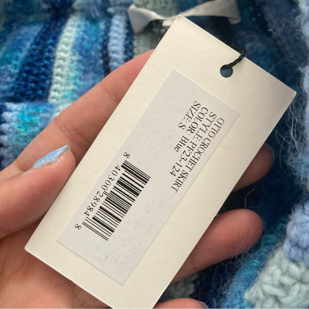 Sea New York Blue Patterned Midi Skirt - Picture 12 of 13